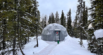 Лапландская деревня